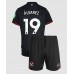 Maillot de foot West Ham United Edson Alvarez #19 Extérieur vêtements enfant 2024-25 Manches Courtes (+ pantalon court)